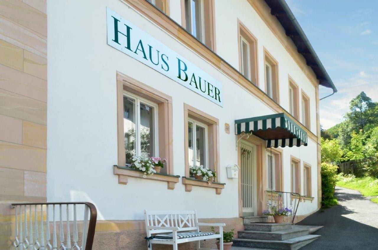 Hotel Haus Bauer Bad Berneck im Fichtelgebirge Exteriér fotografie